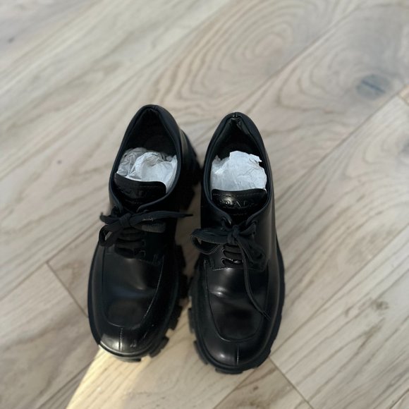 Prada Lace-up Loafer - Picture 3 of 5